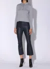 Walter Baker Luisa Leather Pants In Navy In Blue
