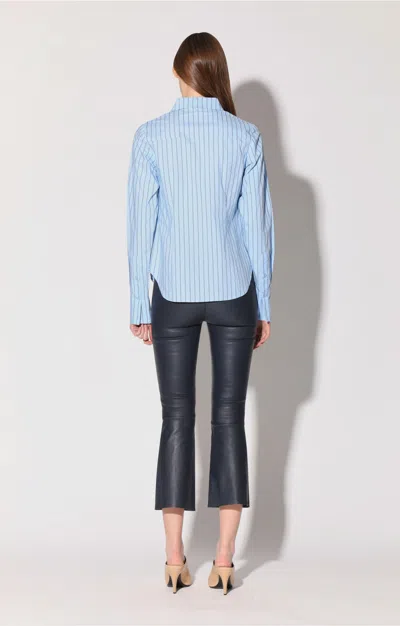 Walter Baker Luisa Pant, Navy - Stretch Leather In Blue