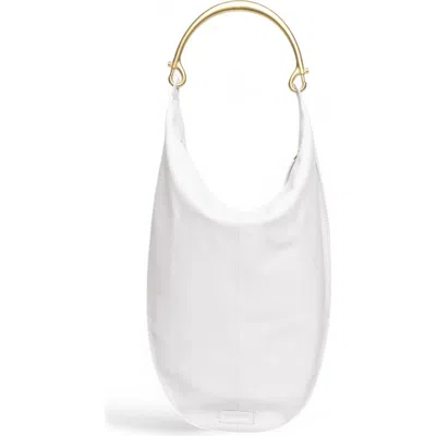 Walter Baker Luna Frame Handle Leather Hobo Bag