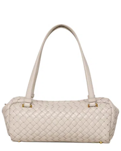 Walter Baker Lyla Barrel Leather Shoulder Bag In Gray