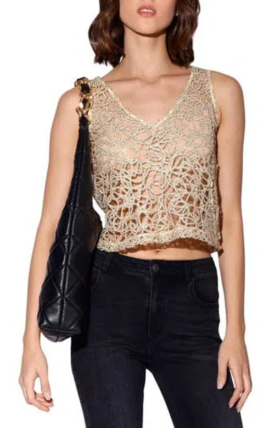 Walter Baker Macie Crop Top In Neutral