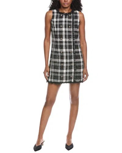 Walter Baker Marie Tweed Mini Dress In Black