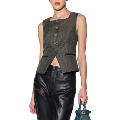 Walter Baker Maurene Tailored Vest In Black