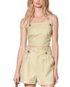 Walter Baker Maven Twill Crop Top