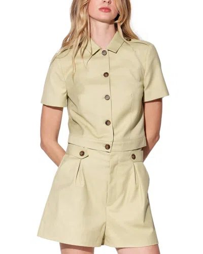 Walter Baker Meera Short Sleeve Jacket In Neutral
