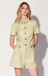 Walter Baker Meera Short Sleeve Jacket In Green
