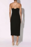 Shop Walter Baker Merrryn Midi Dress In Black
