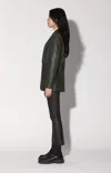Walter Baker Mia Blazer, Basil - Leather In Green