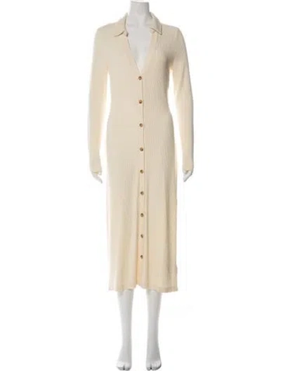 Pre-owned Walter Baker Midi Length Dress In Neutrals