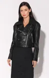 WALTER BAKER MILAN JACKET, BLACK - LEATHER