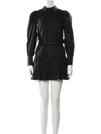 Pre-owned Walter Baker Mini Dress In Black