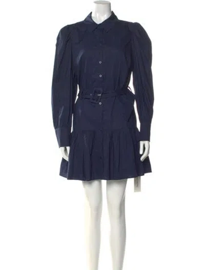 Pre-owned Walter Baker Mini Dress In Blue