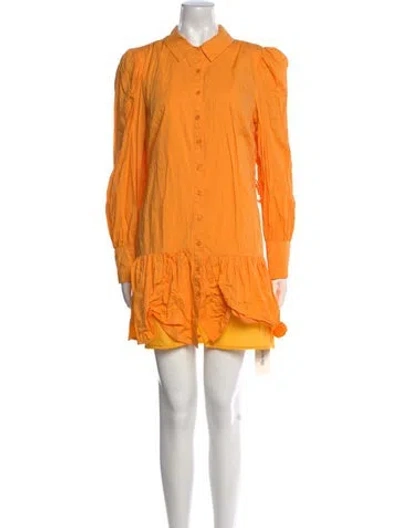 Pre-owned Walter Baker Mini Dress In Orange
