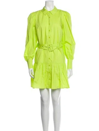 Pre-owned Walter Baker Mini Dress W/ Tags In Green