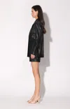 WALTER BAKER MISHA BLAZER, BLACK - LEATHER