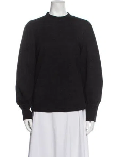 Pre-owned Walter Baker Mock Neck Sweater In Black