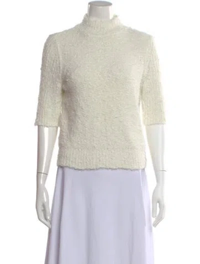 Pre-owned Walter Baker Mock Neck Sweater In Neutral