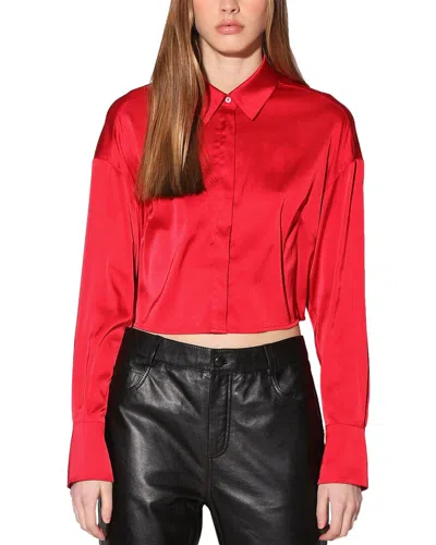 Walter Baker Montana Crop Fit Top In Red
