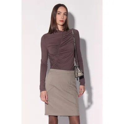 Walter Baker Morgana Top In Dark Taupe
