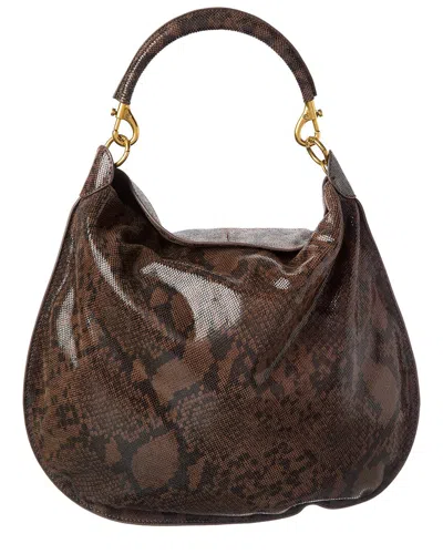 Walter Baker Myla Leather Hobo Bag In Brown