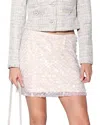 Walter Baker Nadene Sequin Miniskirt In White