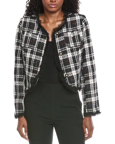 Walter Baker Nolita Tweed Jacket In Black
