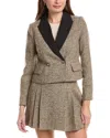 Walter Baker Odette Wool-blend Jacket In Neutral