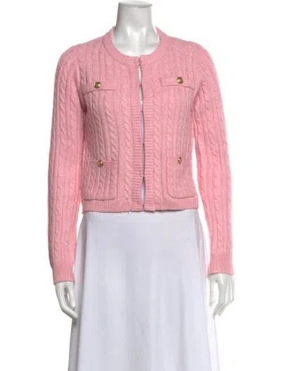 Pre-owned Walter Baker Open Front Sweater In Pink