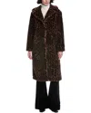 Walter Baker Pacey Coat In Animal Print