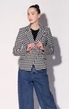 Walter Baker Phelps Blazer, Posh Houndstooth In Multi