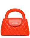 Walter Baker Phoebe Mini Leather Top Handle Crossbody In Red