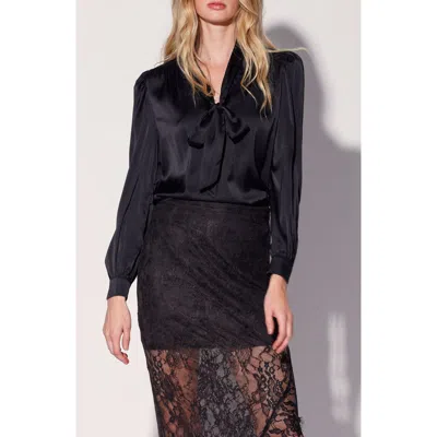Walter Baker Phoenix Asymmetric Lace Skirt In Mirage Lace