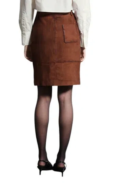 WALTER BAKER WALTER BAKER PIPER HIGH WAIST LEATHER SKIRT