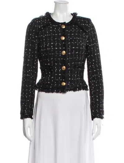 Pre-owned Walter Baker Polka Dot Print Evening Jacket In Multi