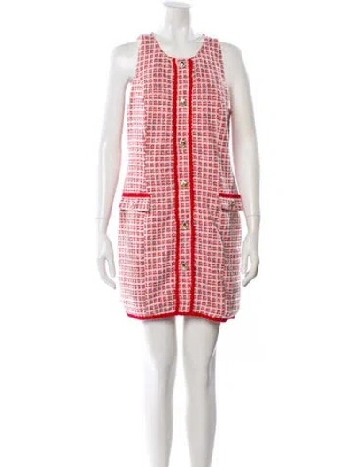 Pre-owned Walter Baker Printed Mini Dress In Pink
