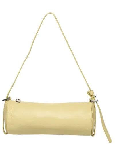 Walter Baker Quinn Barrel Leather Satchel In Green