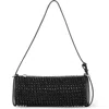 Walter Baker Quinn Knot Barrel Shoulder Bag In Black