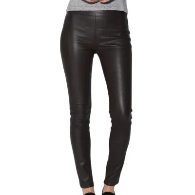Walter Baker Raquelle Leather Pant In Mocha In Brown