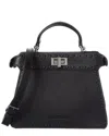 Walter Baker Reed Mini Leather Satchel In Black