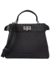 Walter Baker Reed Mini Leather Satchel In Black