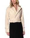 Walter Baker Rexa Suede Short Trench Coat In Multi