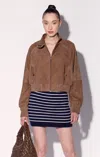Walter Baker Rhea Mini Skirt In Brown