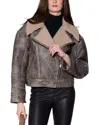 Walter Baker Richie Shearling Jacket In Animal Print