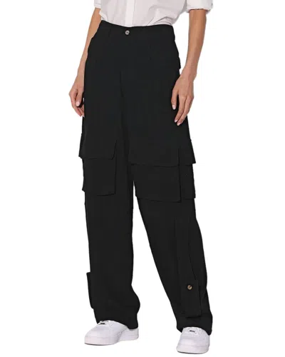 Walter Baker Robin Linen-blend Pant In Black