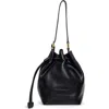 Walter Baker Rue Leather Bucket Bag In Black