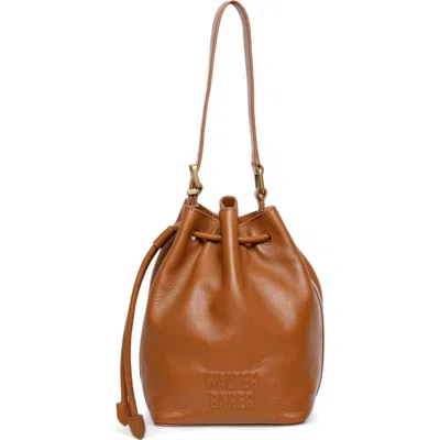 Walter Baker Rue Leather Bucket Bag In Camel
