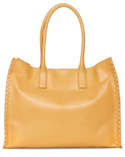 Walter Baker Sailor Leather Tote In Brown