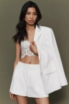 Walter Baker Sawyer Pleated Front Shorts In White