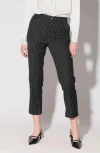 Walter Baker Shania Pant In Spade Strpe Suiting