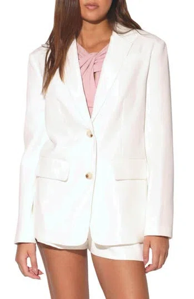 Walter Baker Shannon Blazer Jacket In White
